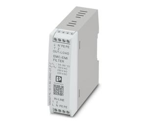 Phoenix Contact Filtre EMV, 230 V AC, 3 A, rail DIN, 1 phase