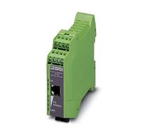 PHOENIX CONTACT FL MC EF 660 SCRJ Convertisseur à fibre optique 100Base-T vers fibre polymère et PCF (660 nm), connecteur SC-RJ-LWL (norme PROFINET), montage sur rail, alimentation 24 V DC