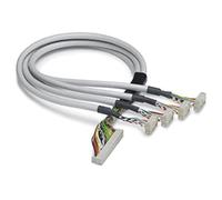 PHOENIX CONTACT FLK 40/4X14/EZ-DR/100/IB32 Câble rond de commande Allen-Bradley SLC 500 Connecteur 1 barre IDC/FLK femelle (1 x 40 broches), connecteur 2 prises IDC/FLK (4 x 14 broches)