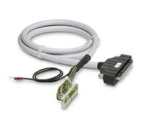PHOENIX CONTACT FLK-MIL50/EZ-DR/KS/4500/YCS Câble rond blindé avec connecteur 1 barre IDC/FLK femelle (1 x 50 broches), connecteur 2 prises IDC/FLK (1 x 50 broches), longueur du câble 45 m