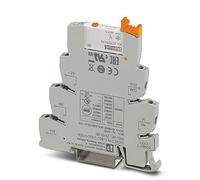 PHOENIX CONTACT Lot de 10 modules relais d'entrée 1 contact - Tension d'entrée 24 V CC - PLC-RSC-24DC/1AU/MS/SEN