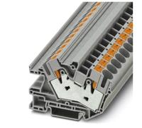 Phoenix Contact Lot de 25 bornes d'installation PTI 16/S, 0,5-16 mm², gris - Bornes de connexion en plastique grises, montage panneau, vis, 16 AWG, 16 pôles, 400 positions, 16 amps, 400 volts