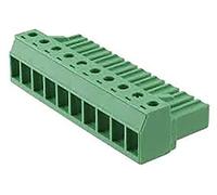 PHOENIX CONTACT Lot de 50 connecteurs PC4/10-ST-7,62 pour carte de circuit imprimé 4 mm² Section nominale 10 connecteurs PC 4/..-ST Famille d'objets 7,62 mm Vert