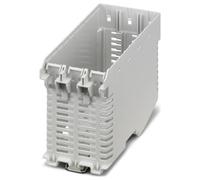 Phoenix Contact ME-IO 56,4 EB 10U TBUS 7035 1159013 Partie inférieure du boîtier 56.88 x 120.6 x 82.85 gris clair (RAL 7035) 10