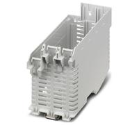 Phoenix Contact ME-IO 56,4 LEB 10U TBUS 7035 1158982 Partie inférieure du boîtier 56.88 x 120.6 x 82.85 gris clair (RAL 7035) 10