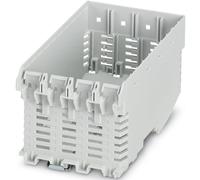 Phoenix Contact ME-IO 75,2 B 10U TBUS 7035 Boîtier inférieur Polyamide gris clair 10 pc(s)