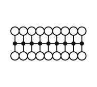 Phoenix Contact Phoenix Contact Bloc de distribution PTFIX 18X2,5-G gris Quantité:1