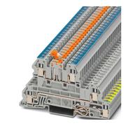 Phoenix Contact Phoenix Contact Bornes d'installation 0,2-4 mm² 5,2 mm gr UTI 2,5-PE/L/NTB Quantité:1