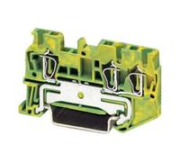 Phoenix Contact Phoenix Contact Bornier de terre 0,08-4 mm² vert-jaune ST 2,5-TWIN-PE Quantité:1