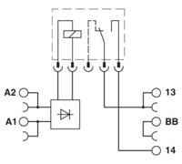Phoenix Contact PLC-BPT- 24DC/ 1/ACT Support relais 10 pc(s)