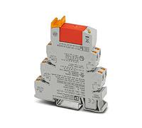 PHOENIX CONTACT PLC-RPT-230UC/21-21/EX Interface PLC, composé de borne de base montable de 14 mm avec connecteur Push-in, tension nominale 230 AC/DC