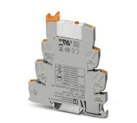 Phoenix Contact Bloc relais PLC-RPT- 24DC/21/MS Tension nominale : 24 V/DC Courant de commutation (max.) : 6A 1 We