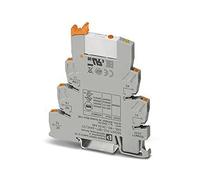 PHOENIX CONTACT PLC-RPT-24UC/21/MS Interface PLC composée de borne de base PLC-BPT./21 avec connecteur push-in 24 AC/DC tension d'entrée 10 pièces