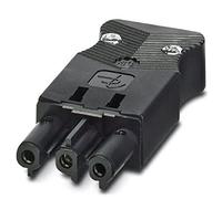 PHOENIX CONTACT PLD E 608-CO-FS Lot de 5 prises femelles pour alimentation et circuit série Noir 3 broches