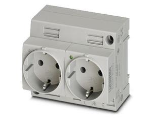 Phoenix Contact Prise Double Avec Indicateur LED Série CF (Prise européenne) - 0804036