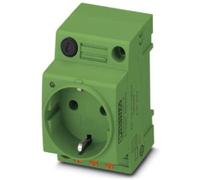 Phoenix Contact Prise électrique EO-CF/PT/LED/F/GN vert (L x l x H) 60 x 45 x 75 mm 5 pc(s)