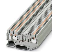 Phoenix Contact PT 2,5-TWIN-TG 3210198 Bloc de jonction à fonction Nombre de pôles: 3 0.14 mm² 2.5 mm² gris 50 pc(s)