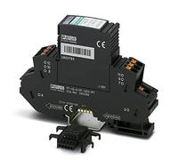 PHOENIX CONTACT PT-IQ-3-HF-12DC-PT Parasurtenseur composé d'une prise de protection et d'un élément de base, avec indicateur d'état intégré sur le module pour trois fils de signal.