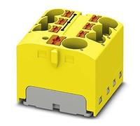 PHOENIX CONTACT PTFIX 10/6X4-G YE Bloc de distribution interne ponté 450V 32A Nombre de bornes 7 Section 0.2mm²-6mm² AWG 24-10 Largeur 27.9mm Hauteur 22.7mm Jaune 8pcs