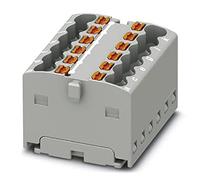 PHOENIX CONTACT PTFIX 12X1.5-G GY Bloc de distribution interne ponté 450V 17.5A Nombre de bornes 12 Section 0.14mm²-2.5mm² AWG 26-14 Largeur 24.9mm Hauteur 18.7mm Gris 20pcs