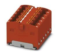 PHOENIX CONTACT PTFIX 12X1.5-G RD Bloc de distribution interne ponté 450V 17.5A Nombre de bornes 12 Section 0.14mm²-2.5mm² AWG 26-14 Largeur 24.9mm Hauteur 18.7mm Rouge 20pcs