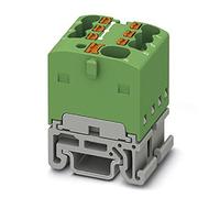 PHOENIX CONTACT PTFIX 4/6X1.5-NS15A GN Bloc de distribution 500 V Courant nominal 17,5 A Raccord push-in 7 Nombre de connecteurs 19 mm de largeur Vert