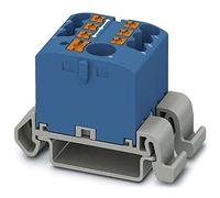 PHOENIX CONTACT PTFIX 6/6X2,5-NS35A BU Bloc de distribution horizontal avec alimentation intégrée 690 V 24 A Nombre de connecteurs 7 Section 0,14 mm² - 4 mm²