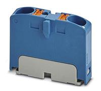 PHOENIX CONTACT PTFIX Lot de 50 blocs de distribution 2 x 4 BU 0,2 mm² - 6 mm² - 6,2 mm de large, 21,7 mm de hauteur, 2 connecteurs - Bleu