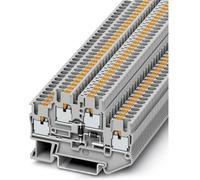 Phoenix Contact PTTB 2,5-2DIO/O-UL/UR-UL 3211430 Bloc de jonction de passage Nombre de pôles: 4 0.14 mm² 2.5 mm² gris 50 pc(s)