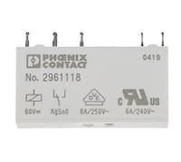 Relais pour circuits imprimés Phoenix Contact REL-MR- 60DC/21 2961118 60 V/DC 6 A 1 inverseur (RT) 1 pc(s)