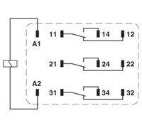 Phoenix Contact REL-PR3- 24AC/3X21 Relais industriel 1 pc(s)