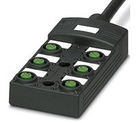 Répartiteur passif M12 filetage en plastique Phoenix Contact SACB-6/ 6-L- 5,0PUR SCO P 1452631 1 pc(s)