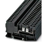Phoenix Contact ST 4-FSI/C-LED 12 3036495 Bloc de jonction à fusibles Nombre de pôles: 2 0.08 mm² 4 mm² noir 50 pc(s)