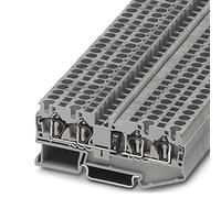 PHOENIX CONTACT ST 4-QUATTRO-DIO 1N 5408/L-R Lot de 50 bornes de serrage avec diode intégrée 1N 5408 Section nominale 4 mm² Gris