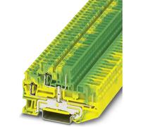 Phoenix Contact STTB 2,5/2P-PE SO 3040915 Bloc de jonction à 2 étages pour conducteur de protection Nombre de pôles: 2 0.08 mm² 2.5 mm² vert, jaune 50 pc(s)