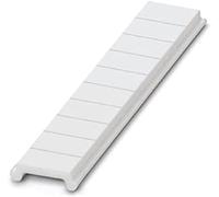 PHOENIX CONTACT ZBF 3.5 : Lot de 10 rubans plats en zigzag sans impression 3,5 mm de large, 3,5 mm x 5,2 mm, 10 plaques individuelles, blanc