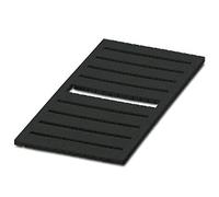 Phoenix Contact ZBM 5/BK : ruban adhésif noir non imprimé 5,2 mm pour largeur de pince, 7,5 mm x 4,6 mm, 120 étiquettes individuelles, 50 pièces