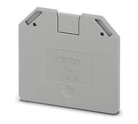 PHOENIX Couvercle d'extrémité CONTACT D-UT 16, longueur 52,8 mm, largeur 2,2 mm, hauteur 47,3 mm, gris