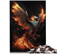 Phoenix des Cendres Puzzles 1000 pièces pour Adultes Puzzles en Carton Puzzles relaxants Jeux-Casse-tête Puzzle 26x38 cm