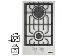 Phönix Domino-SL Plaque De Cuisson À Gaz Intégrée 2 Brûleurs Propane/Gaz Naturel