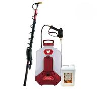 PHOENIX - Dorsal Sprayer Evo | Pulverisateur Electrique 16L + Hydrofuge Bidon de 5L/10/20L + Buse Multidirectionnel 5 en 1, Idéal pour protéger Contre Eau, huiles, Graisses (Hydrofuge 20L)