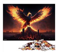 Phoenix from The Ashes Puzzle 1000 pièces en Bois pour Adulte, Jeu Pratique 50 x 75 cm