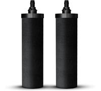 PHOENIX GRAVITY - Éléments filtrants de rechange certifiés NSF Smart Carbon (noir) - Lot de 2 cartouches de charbon pour filtres à eau Phoenix Gravity, compatibles avec les filtres à eau Berkey et