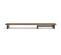 Phoenix Harmony Support pour moniteur fabriqué en bois avec plateau en feutre 116 x 23 cm (Walnut)