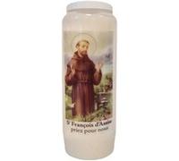 PHOENIX IMPORT Bougie Saint-François d'Assise - Neuvaine - Durée de combustion : 9 jours G