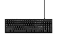 Phoenix K100 Clavier multimédia USB noir QWERTY