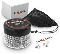 Phoenix Lot de 1 000 perles nettoyantes avec sac pour bouteille d'eau en verre 1 litre Accessoires chicha Perles nettoyantes pour carafes à eau en verre, nettoyant biberon, carafe, vase et carafe à