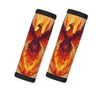 Phoenix Lot de 2 housses souples pour poignée de bagage Motif Phoenix