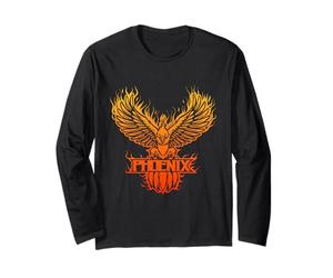 Phoenix Mythical Bird Rising Born Phoenix Firebird Hommes Femmes Manche Longue