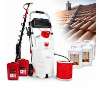 PHOENIX - Pack Pro Sprayer Evo | Pulverisateur Electrique 35L + Hydrofuge 5L/10/20L + Perche Telescopique Evo 5,4m + Jeu de 4 Buses, Idéal pour protéger Contre Eau, huiles, Graisses (20L)